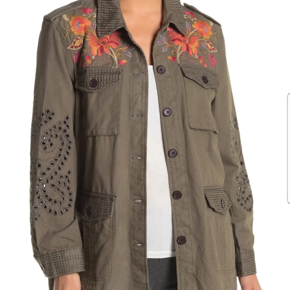 VIOLETTE EYELET MILITARY JACKET🧡🧡 - Picture 8 of 16